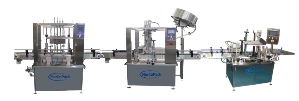 línea completa automática de llenado lineal