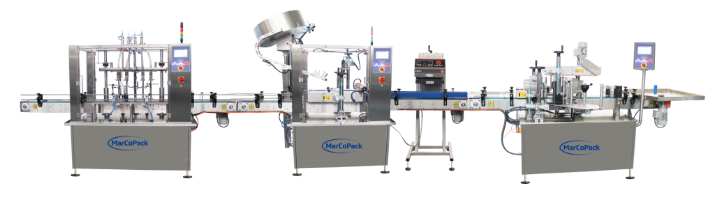 línea completa automática de llenado lineal 2 hispacode